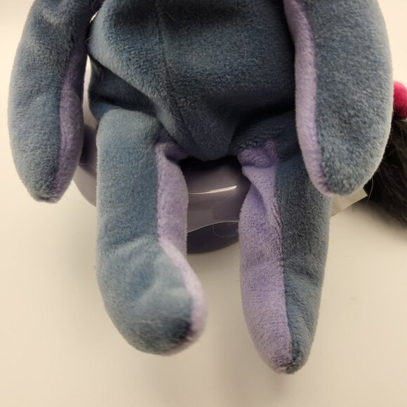 Vintage Walt Disney Company Eeyore Stuffed Plush 9" Donkey Beanie - Picture 12 of 16